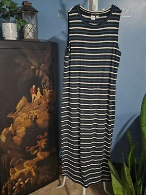 Gap Sleeveless Bodycon Striped Dress